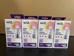 Lot Of -wiz 603449 A19 White & Color Changing Wi-fi Smart Led Light Bulbs. Fixed Price $38.00.