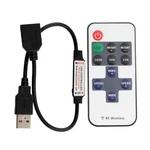 Vrabocry 11 Keys Led Strip Controller Mini Dimmer Rf Remote 5V Usb Multicolor. Fixed Price $18.99.