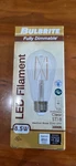 Bulbrite 776769 Led Filament Clear 8.5W =60W Dimmable ST18 3000K. Fixed Price $8.99.