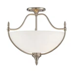 Savoy House Herndon 3-LIGHT Ceiling Light, Satin Nickel 6-1005-3-SN. Fixed Price $200.00.