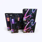 3 Lifx Path & 2 Neon Flex Outdoor Lights Supercolor Polychrome Enabled. Fixed Price $300.00.