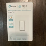 Kasa Smart Dimmer Switch HS220, Single Pole 2.4GHZ Wi-fi New Open Box. Fixed Price $14.99.
