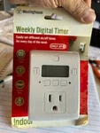 Brand New ! Westinghouse Weekly Digital Timer Indoor Only For 120V T28442. Fixed Price $14.99.
