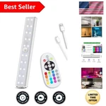 Dimmable 48 Under Cabinet Lights Rechargeable, Remote-controlled Ambiance. Fixed Price $21.99.