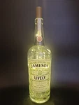 Jameson Irish Whiskey Cork Light Bottle Lamp Man Cave Bar Decor St Patricks Day. Fixed Price $25.00.