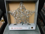 Starlite "led Christmas Color Metal Tree Topper" 12" With 18 Lights. Fixed Price $17.95.
