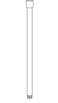 Black Progress P8667-31 Mounting Stem. Fixed Price $19.73.