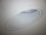Progress Lighting 6 In. White Recessed Baffle Trim For Sloped Ceilings P8004-28. Fixed Price $17.05.