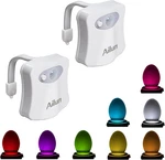 Toilet Night Light 2PACK By Motion Sensor Activated Led 8 Colors Changing. Fixed Price $15.16.