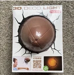 3DLIGHTFX Football Deco Led Wall Night Kids Bedroom Crack Sticker. Fixed Price $19.99.