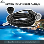50FT 18W 12V Led Rgb 1.5'' Pool Light For Pentair Globrite Intellitouch. Fixed Price $269.00.