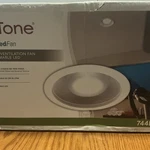 Nutone 744RNL 50-80 Cfm Bath Exhaust Fan W/ Led Dimmable Light Kit & Trim Rings. Fixed Price $55.00.