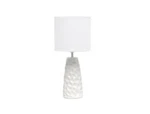 Sculpted Ceramic Table Lamp Gray - Simple Designs. Fixed Price $19.99.