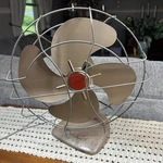 Vtg Superlectric Model 1253C Oscillating Metal Fan Desk Wall Mount 18" Powerful!. Fixed Price $76.49.