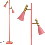 Stylish Pink And Gold Adjustable Floor Lamp For Living Room Office. Fixed Price $113.99.