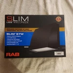 Rab Slim 57W Led Wallpack Bronze Industrial Lighting Fixture. Fixed Price $185.00.