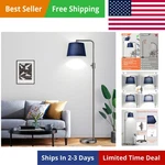 Dimmable Floor Lamp, 1000 Lumens Led Edison Bulb Included, Brushed Nickel Arc.... Fixed Price $89.81.