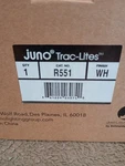 Juno Lighting R551WH Trac-lites Flared Steps Line Voltage 50W Max., PAR20 Lamp. Fixed Price $32.99.
