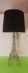 Eiffel Tower Table Lamp For Main Bedroom Light With Original Blk Shade. Fixed Price $69.00.