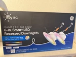New Ge Cync Reveal Hd+ 6 Smart Led Recessed Downlights 2-PACK Alexa Google Home. Fixed Price $34.00.