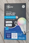 Ge Cync 9.5W A19 Smart Bulb -93130124 Brand New. Fixed Price $12.00.