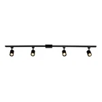 Tribeca Matte Black 4 Industrial Track Bar Pivoting Heads Home Lighting. Fixed Price $95.29.