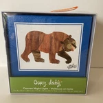 Oopsy Daisy - Eric Carle Brown Bear Canvas Art Night Light New. Fixed Price $23.99.
