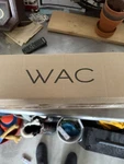 Wac Wall Sconce Aluminum CI-WS-35825-27-AL Indoor Lighting Fixture. Fixed Price $100.00.