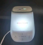 Nursery Night Light Sound Projector White Gray Works Great! B418. Fixed Price $14.99.