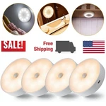 4PCS Led Wireless Motion Sensor Night Light Wall Cabinet Closet Stair Baby Lamp. Fixed Price $15.28.