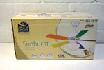 Turn Of The Century Sunburst 42" Ceiling Fan W/ Light 5 Blades Reversible. Fixed Price $89.99.