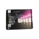 Philips Hue Starter Kit **3** E26 White And Color Ambient A19 Bulbs With Bridge. Fixed Price $99.95.