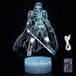 3D Star Wars Desk Table Led Night Light Color Changing Darth Vader/yoda/mandalor. Fixed Price $14.99.