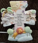 Roman God Created Everything Animal Cross Nursery Baby Child Night Light Lamp. Fixed Price $16.99.