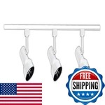 Nicor Lighting 4 Ft. White 3-LIGHT 50W Linear Track Kit Complete. Fixed Price $209.01.