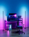 2PCS Corner Floor Lamp,rgb Led With Remote CONTROL,65" Color Chan.... Fixed Price $72.27.