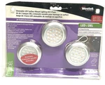 Westek Led Surface Mount Lighting Kit 3 Pack Dimmable 24V Bright White Under Cab. Fixed Price $24.88.