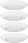 Dimmable 7.5-INCH Led Disk Lights, Color Temp, 4-PACK, Matte White. Fixed Price $91.99.