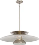 Nuvo 62/618 - Atom Large Led Pendant With Seeded Glass Brushed Nickel. Fixed Price $137.99.