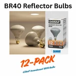 Damar 40 65W Indoor Flood Light Bulbs White Pack Of 12 Alt To Phillips Brand. Fixed Price $84.95.