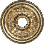 Livex Lighting 8200-65 Ceiling Medallion, Hand Painted Vintage Gold Leaf 22.5". Fixed Price $217.17.