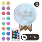 3D Moon Night Light Table Lamp Usb Charging Remote Touch Control Home Decor Gift. Fixed Price $12.85.