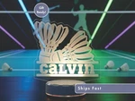 Personalized Badminton Night Light - Custom Led Lamp Shuttlecock Gift. Fixed Price $27.99.