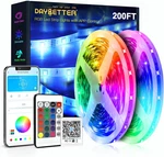 Daybetter Led Strip 200 (2 Rolls Of 100 Ft) Ultra Long Smart. Fixed Price $26.97.
