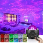 Projector Galaxy Starry Sky Night Light Ocean Party Speaker Led Lamp Remote. Fixed Price $17.98.