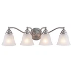 Vaxcel Lighting VL35124 Standford Bathroom Vanity - Nickel. Fixed Price $172.99.