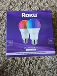 Roku Smart Home Bulb Se (color) 2-PACK With 16 Million Options, 12. Fixed Price $17.99.