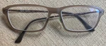 Ray-ban Light Lite Weight Eyeglasses RB7038 5457 Full Brown Frame 53-16-135. Fixed Price $35.00.