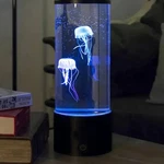 Jellyfish Aquarium Mood Lamp Floating Ocean Night Light Usb Desk Decor. Fixed Price $37.99.