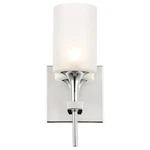 Woodbridge Lighting Chelsea 1LT Glass Bath/wall Chrome/sand Blasted. Fixed Price $56.86.